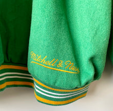 Load image into Gallery viewer, Mitchell & Ness Celtics NBA Hardwood Classics varsity reversible wool jacket XXXL