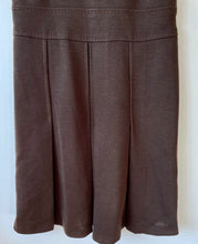 Load image into Gallery viewer, Neat brown fitted sleeveless vintage 1960s or 1970s dress from Blickles International M