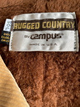 Load image into Gallery viewer, Chunky and warm American 1970s corduroy work chore jacket by Campus Rugged Country XL