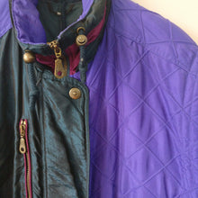 Load image into Gallery viewer, Groovy 1990s or 1980s multicoloured ski jacket L XL