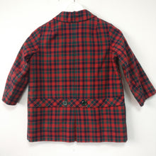 Load image into Gallery viewer, Very cute vintage 1950s 1960s tartan mod jacket XS