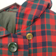 Load image into Gallery viewer, Very cute vintage 1950s 1960s tartan mod jacket XS