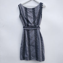 Load image into Gallery viewer, Wallis vintage 1960s embroidered cotton dress S to M