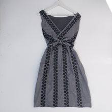 Load image into Gallery viewer, Wallis vintage 1960s embroidered cotton dress S to M