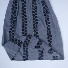 Load image into Gallery viewer, Wallis vintage 1960s embroidered cotton dress S to M