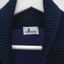 Load image into Gallery viewer, 1980s 90s vintage patterned wool blend cardigan L XL