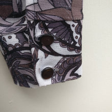Load image into Gallery viewer, Bold paisley pattern 1960s vintage St Michael tunic blouse shirt M