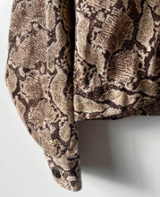 Load image into Gallery viewer, Stretch jeans style noughties 00’s animal print jacket by Erica Brooke L
