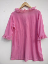 Load image into Gallery viewer, 1960s vintage Foster Reid pink bri-nylon lingerie nightie blouse L