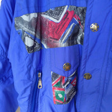 Load image into Gallery viewer, 1990s Rodeo C&A vintage patterned shell ski jacket L