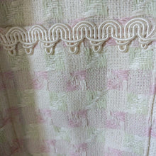 Load image into Gallery viewer, Silk vintage pink and cream Jaeger skirt suit S