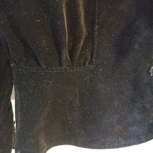 Load image into Gallery viewer, Vintage Dereta 1970s/80s black velvet jacket S