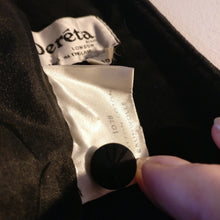 Load image into Gallery viewer, Vintage Dereta 1970s/80s black velvet jacket S