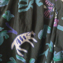 Load image into Gallery viewer, Adini Indian cotton animal block print shirt M