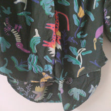 Load image into Gallery viewer, Adini Indian cotton animal block print shirt M