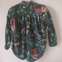 Load image into Gallery viewer, Adini Indian cotton animal block print shirt M