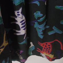 Load image into Gallery viewer, Adini vintage Indian cotton ankmal block print skirt L