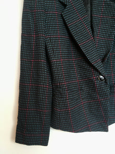 1980s vintage Sasson womens wool/blend blazer jacket M