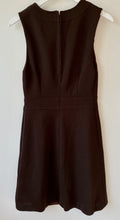 Load image into Gallery viewer, Neat brown fitted sleeveless vintage 1960s or 1970s dress from Blickles International M