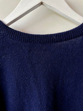 Load image into Gallery viewer, Jaeger Argyle v-neck wool jumper M to L