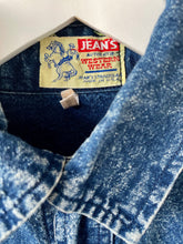 Load image into Gallery viewer, Short sleeve denim acid wash vintage 1980s made in USA unisex shirt M