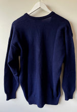 Load image into Gallery viewer, Jaeger Argyle v-neck wool jumper M to L