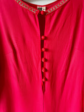 Load image into Gallery viewer, Cherry red Spinney Dicel vintage 1960s long sleeve  jumpsuit, play suit, catsuit all in one M