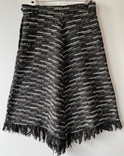 Load image into Gallery viewer, Sweet vintage 1970s 1980s vintage ladies knitted fringed skirt and waistcoat 2-piece S