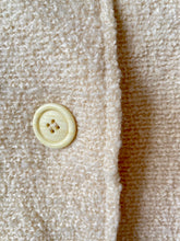 Load image into Gallery viewer, Cream wool vintage ladies Jaeger belted jacket Medium M