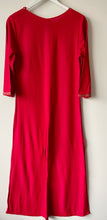 Load image into Gallery viewer, Cherry red Spinney Dicel vintage 1960s long sleeve  jumpsuit, play suit, catsuit all in one M