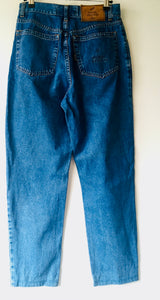 1990s vintage high waist blue denim jeans by Daniel Hechter M