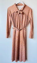 Load image into Gallery viewer, 2970s long sleeve nylon dress L
