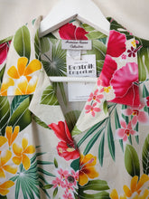 Load image into Gallery viewer, Hawaiian vintage 90s flower blouse L XL