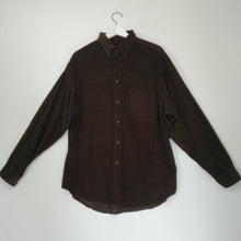 Load image into Gallery viewer, Chocolate brown cord shirt