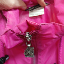 Load image into Gallery viewer, Bright pink 1990s vintage K Way jacket L