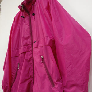 Bright pink 1990s vintage K Way jacket L