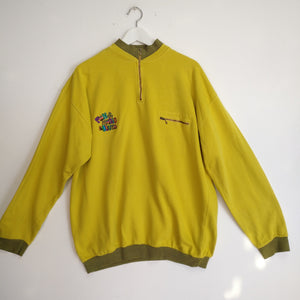 Vintage 1980s S.Oliver yellow sweatshirt XL