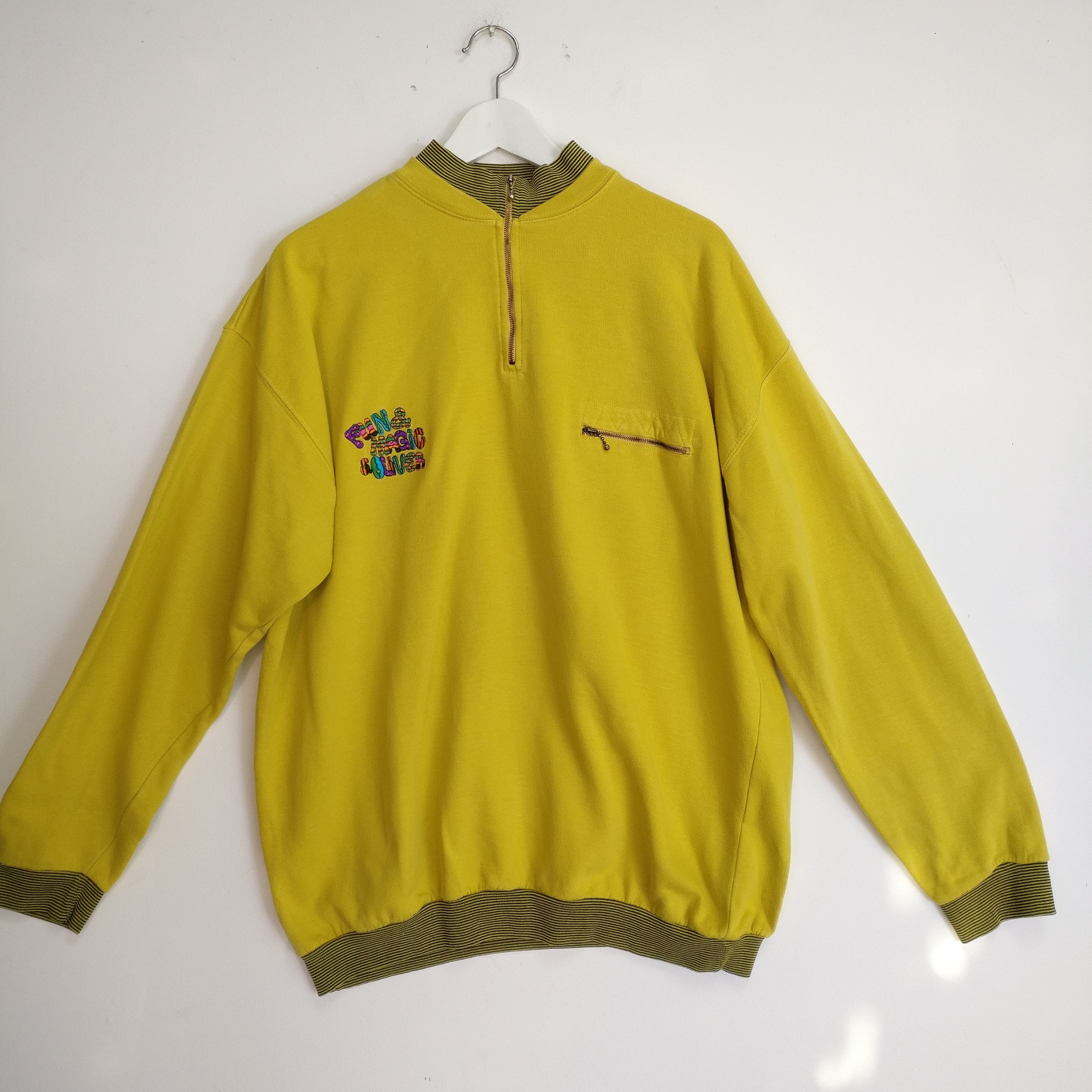 American Vintage Men's Sweatshirt - Yellow - XL