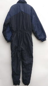 Kamik vintage tall blue and black ski suit M
