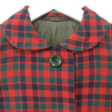 Load image into Gallery viewer, Very cute vintage 1950s 1960s tartan mod jacket XS