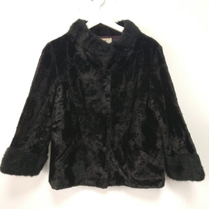 Vintage faux fur and velvet jacket by Winter