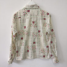 Load image into Gallery viewer, 1960s or 70s vintage folk style blouse shirt M