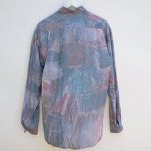 Load image into Gallery viewer, Pastel pink grey and beige vintage Angelo Litrico long sleeved casual shirt S