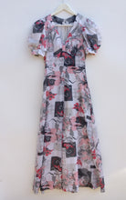 Load image into Gallery viewer, 1970s maxi dress with puff sleeves