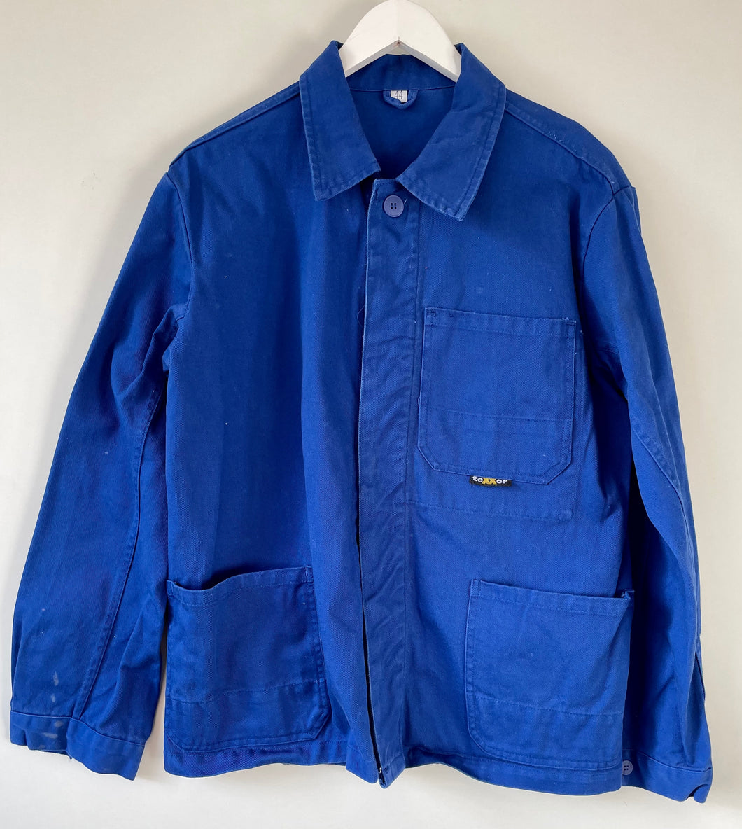 Blue work chore jacket S
