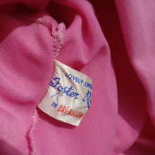 Load image into Gallery viewer, 1960s vintage Foster Reid pink bri-nylon lingerie nightie blouse L
