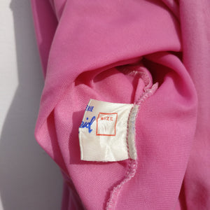 1960s vintage Foster Reid pink bri-nylon lingerie nightie blouse L