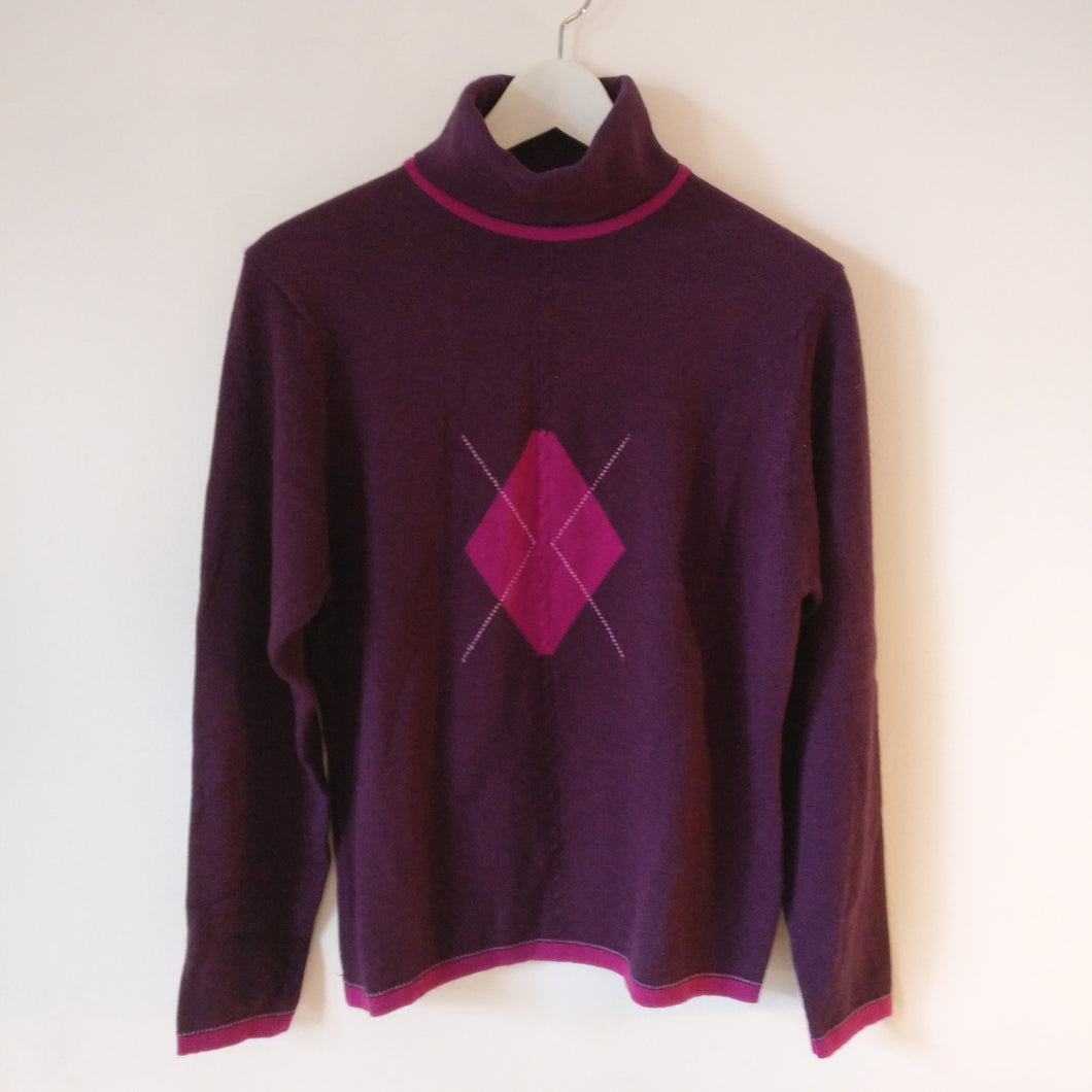  Vintage Jaeger jumper with polo neck