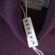 Load image into Gallery viewer, Soft wool unworn vintage Jaeger polo neck jumper sweater M to L