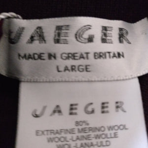 Soft wool unworn vintage Jaeger polo neck jumper sweater M to L